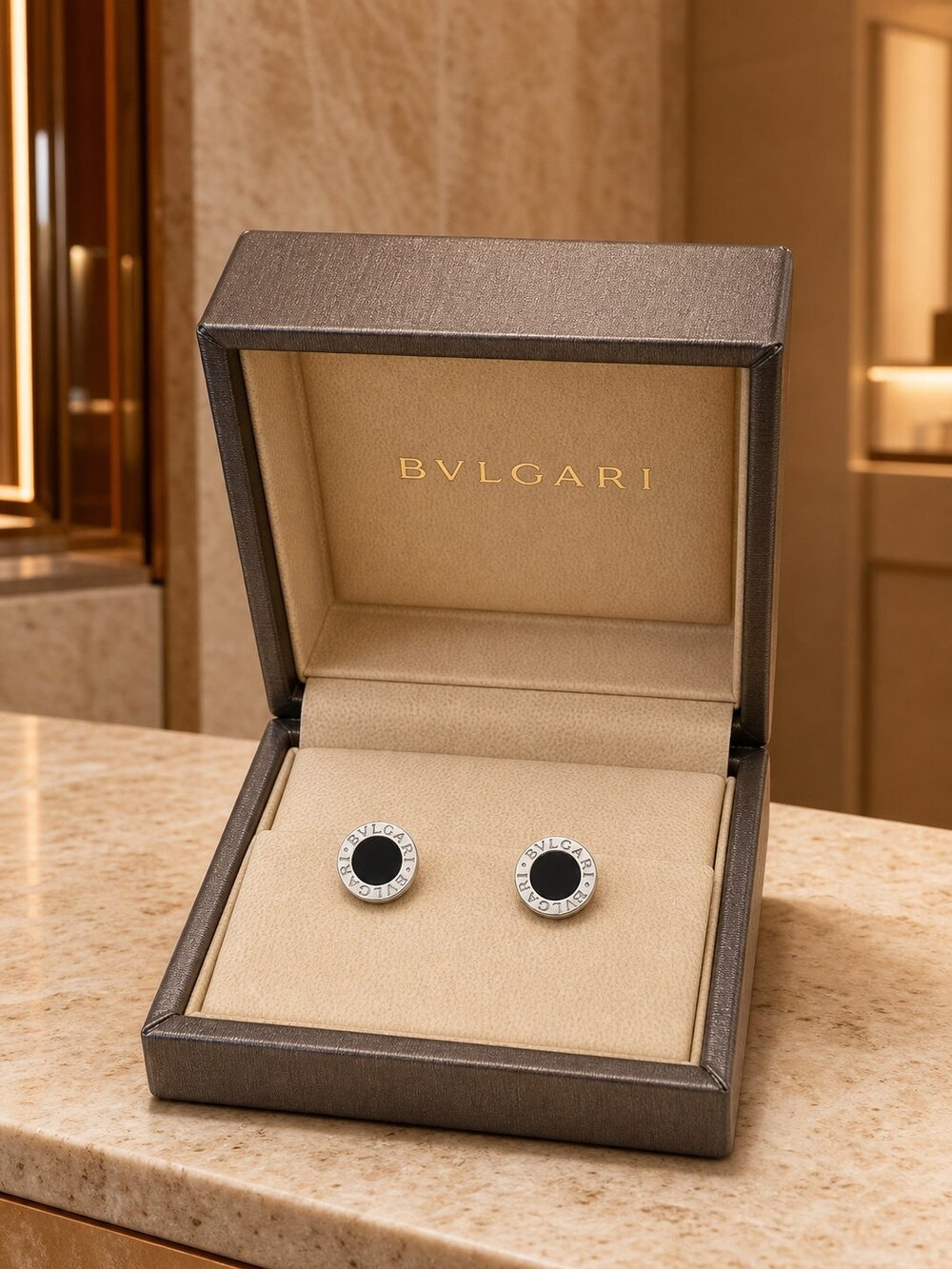 Bulgari Refined Statement Earrings Style 2 | New with Box - Picture 7 of 9